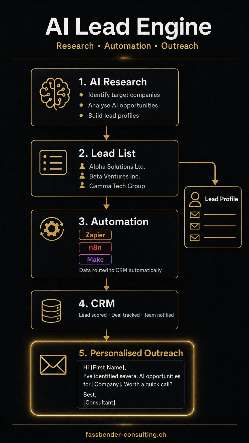 AI Lead Engine – Research, Automation, Outreach